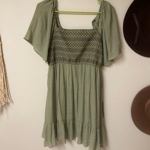 Altar’d State Olive Dress